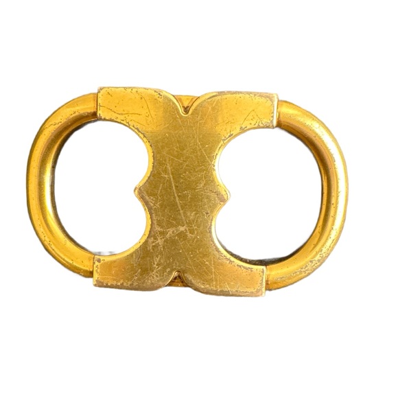 Tory Burch Black Leather Shoulder Bag with Gold Accent - Picture 7 of 16